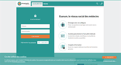 Desktop Screenshot of esanum.fr